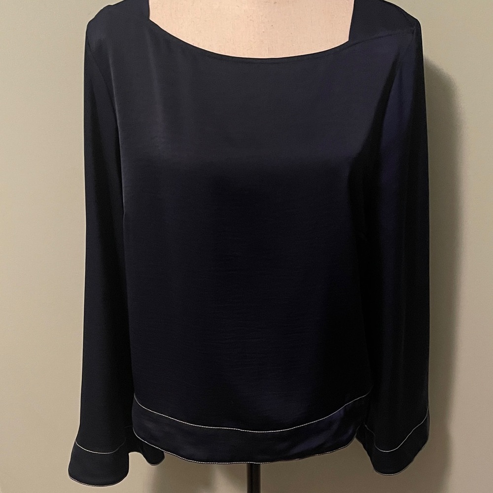 Prologue NWOT Navy Women's Blouse Sz L